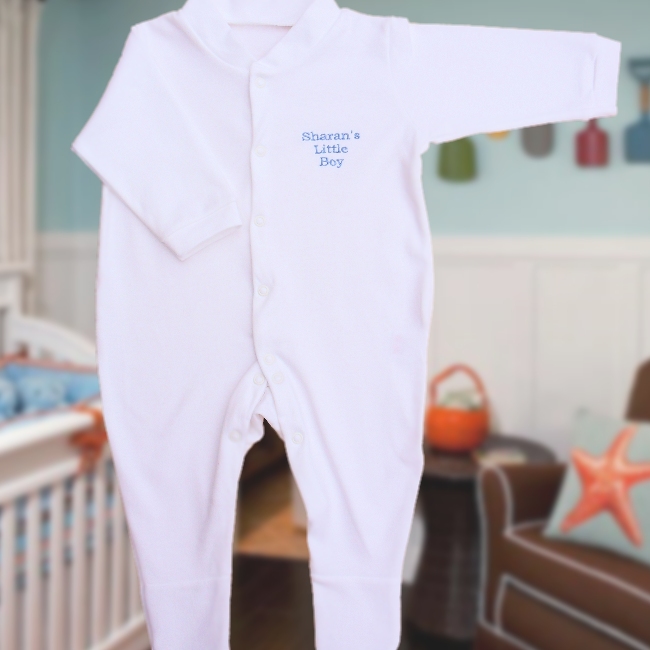Baby Sleepsuits Personalised BabyGrow Sleepsuit