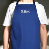 Childrens Apron Personalised Royal Blue Kids Aprons