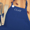 Childrens Apron Personalised Royal Blue Kids Aprons