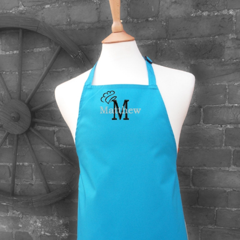 Childrens Apron Embroidered Kids Apron Name & Monogram