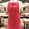Butchers Apron Personalised Red Stripe Apron