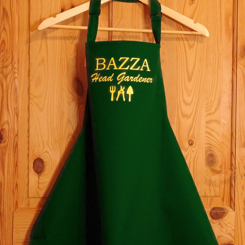 Mens Gardening Apron Personalised Head Gardener Gift