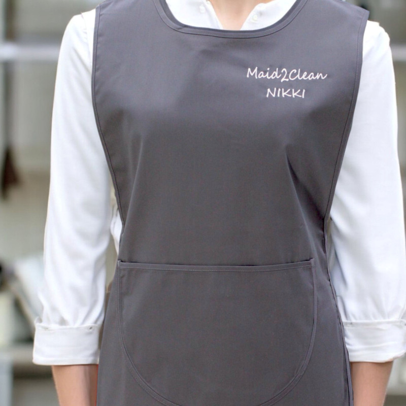 Personalised Tabard Grey Embroidered Workwear
