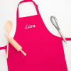Childrens Apron Personalised Hot Pink Kids Apron