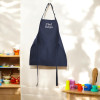 Childrens Apron Personalised Navy Blue Kids Apron