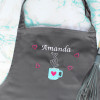 Personalised Kitchen Apron Embroidered Cup of Love Apron