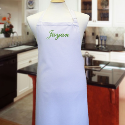 Personalised Chefs Apron White Baking or Cooking Apron