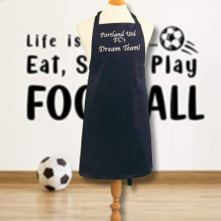 Personalised Chef Apron Embroidered Cooks Navy Apron