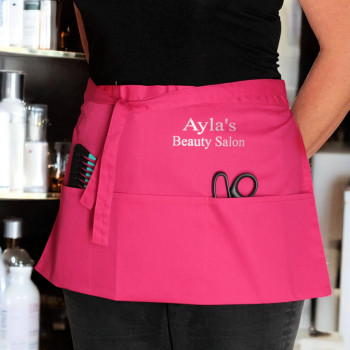 Personalised Waist Apron Printed Apron Salons or Hospitality