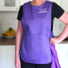 Personalised Tabard Purple Embroidered Workwear