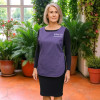 Personalised Tabard Purple Embroidered Workwear