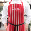 Butchers Apron Personalised Red Stripe Apron