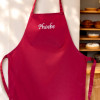 Childrens Apron Personalised Red Kids Apron
