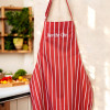 Butchers Apron Personalised Red Stripe Apron