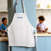 Personalised Childrens Apron Kids White Apron
