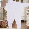 Personalised Babygrow Set White Sleepsuit and Hat Gift