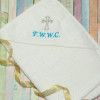 Christening Towel Baby Baptism Hooded Towel