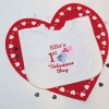 First Valentines Bib Love Hearts 1st Baby Bib