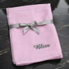 Personalised Muslin Squares Pink Cotton Muslins Set