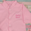Personalised Sleepsuit Baby Pink Babygrows