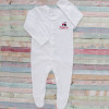 Tractor Baby Sleepsuit Embroidered Personalised Baby Grow