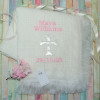 Personalised Christening Shawl Baby Girls Blanket
