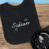 Personalised Baby Bib Name Stars Embroidered Bib