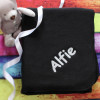 Personalised Baby Blanket Black Pram Fleece