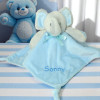 Elephant Baby Comforter Personalised Baby Boy Blankie