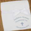 Christening Blanket Personalised Baptism Fleece Blanket