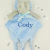 Elephant Baby Comforter Personalised Baby Boy Blankie