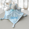 Elephant Baby Comforter Personalised Baby Boy Blankie