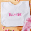Name Baby Bib Embroidered Personalised Bib