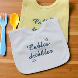 Personalised Baby Bib Set Embroidered Gift Bibs