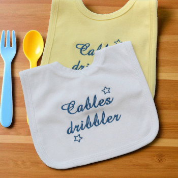 Personalised Baby Bib Set Embroidered Gift Bibs