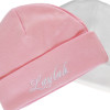 Personalised Baby Hats Pink Cotton Baby Hat