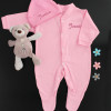 Personalised Babygrow Set White Sleepsuit and Hat Gift