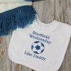Personalised Baby Bibs Football Team Baby Bib