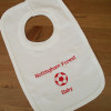 Personalised Baby Bibs Football Team Baby Bib