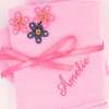 Personalised Muslin Squares Pink Cotton Muslins Set