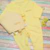Personalised Baby Sleepsuit Set Taggy Comforter and Onesie