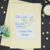 Embroidered Memorial Card Memory of a Loved One Sympathies