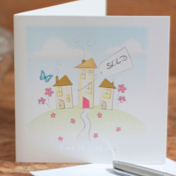 New Home Greetings Card Moving House Warming Card