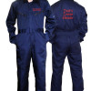 Childrens Personalised Overalls Coveralls Navy 6-7 yrs