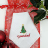 Christmas Handkerchiefs Personalised Christmas Tree Hankies Gift Set