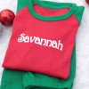 Personalised Christmas Pyjamas Childrens PJs 1-3 Years