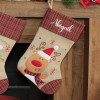 Personalised Christmas Stocking Deluxe Plush Reindeer Stocking
