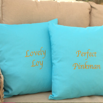 His and Hers Cushions Couples Cushion Set