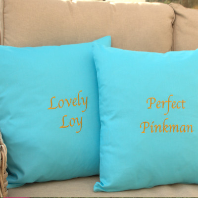 His and Hers Cushions Couples Cushion Set