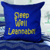 Personalised Cushions Royal Blue Message Cushion